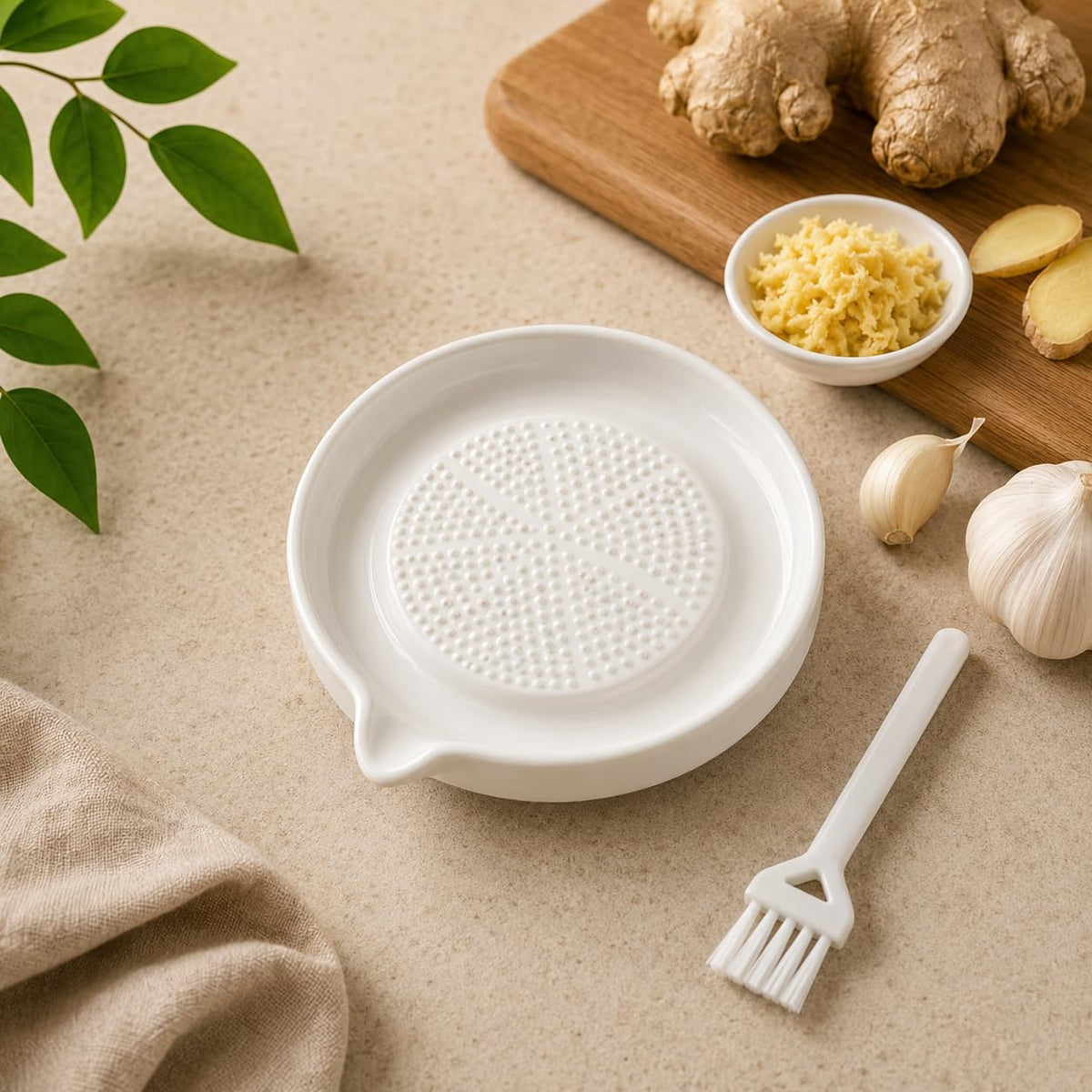 ✨ Premium Ceramic Grating Plate