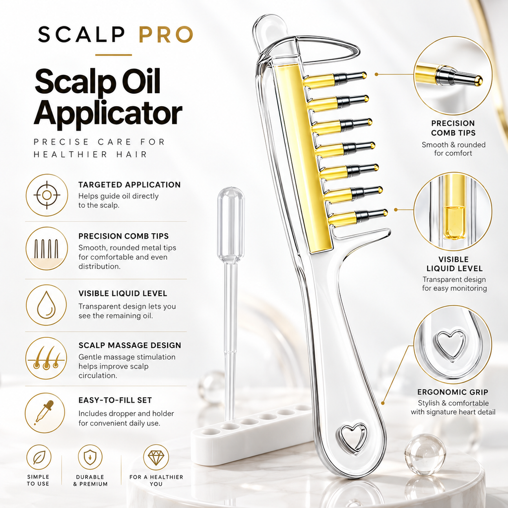 Inventas Scalp Pro™ — Scalp Oil Comb Applicator